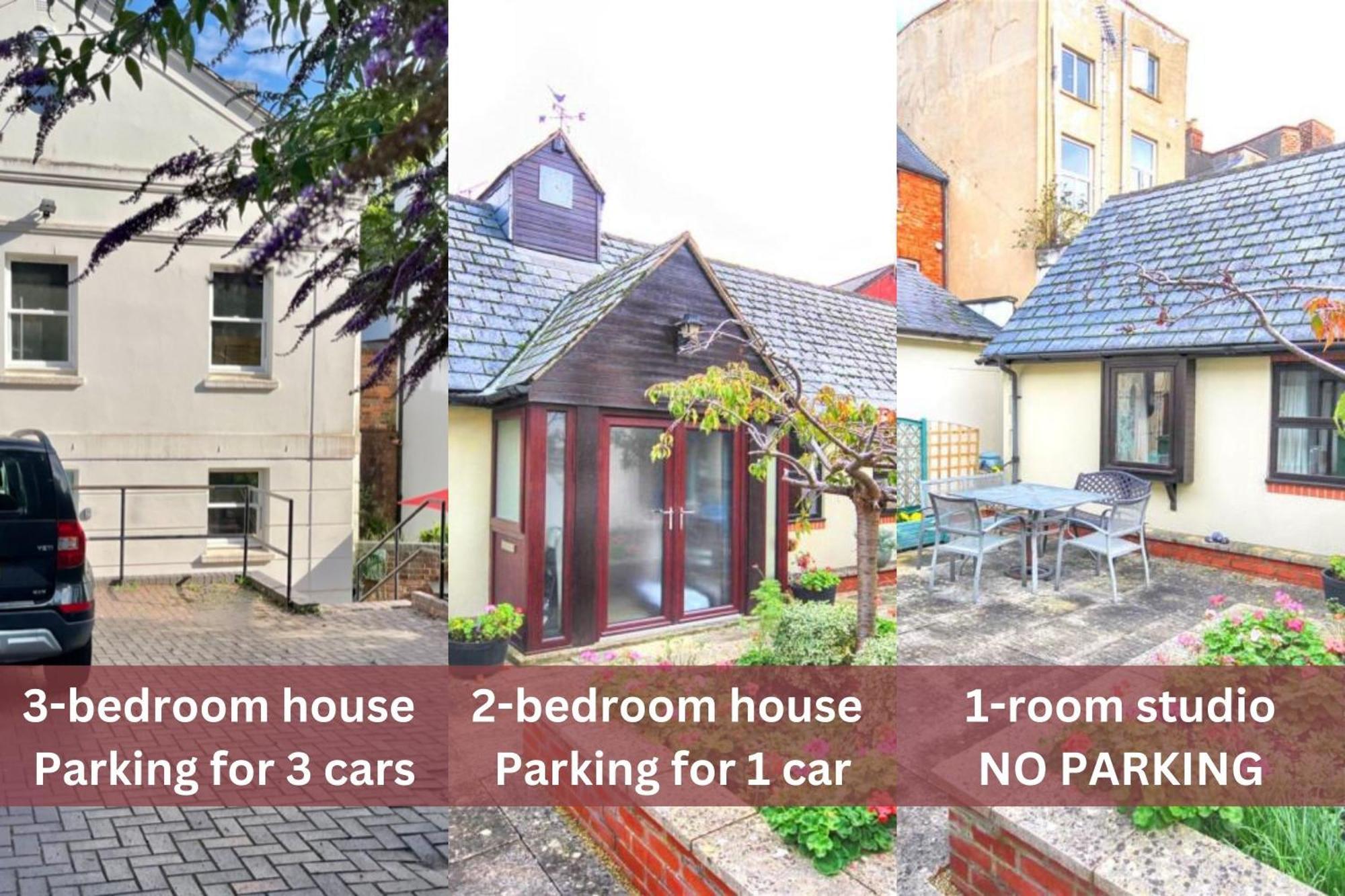 Vernon Place Town Centre, Vernon Cottage 3-Bed With Parking, 1A Vernon Court 2-Bed With Parking, 1B Studio No Parking, Off The High Street Next To Sandford Park Cheltenham Exterior photo